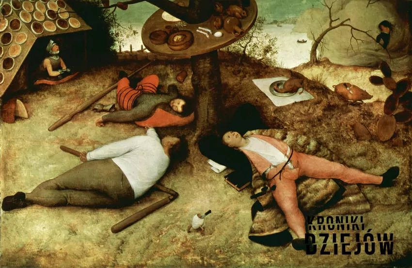 Pieter Bruegel (starszy), "Kraina szczęśliwości" (1567)