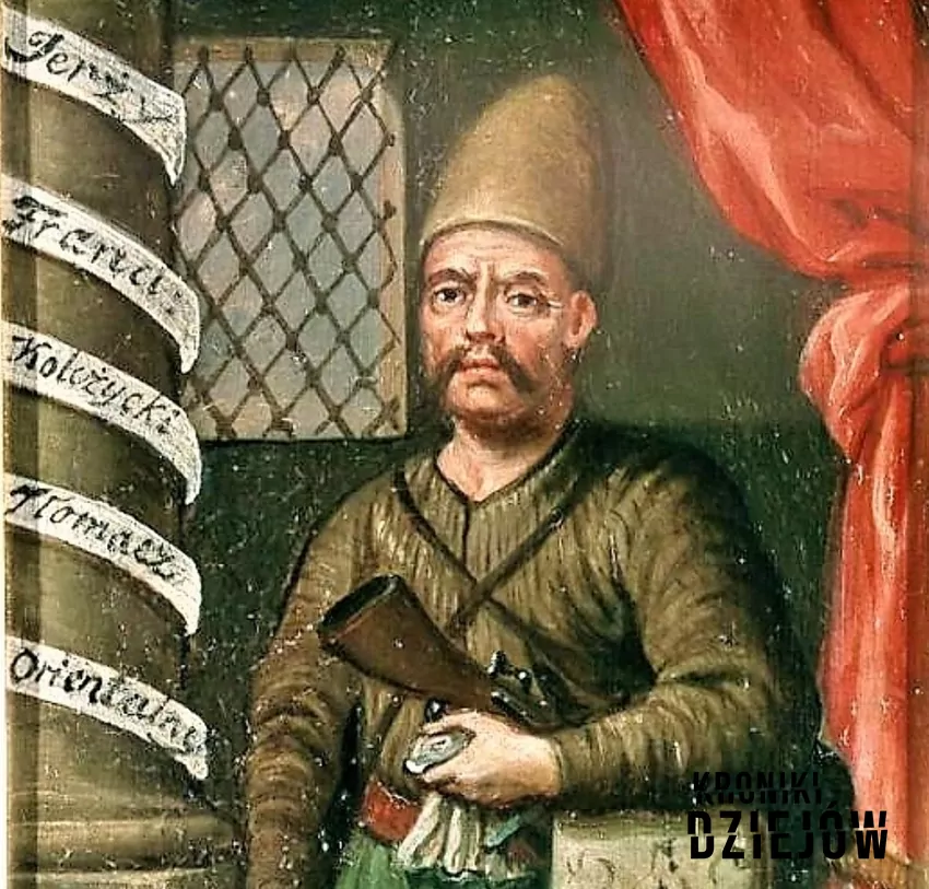 Jerzy Kulczycki w stroju tureckim, obraz nieznanego autora