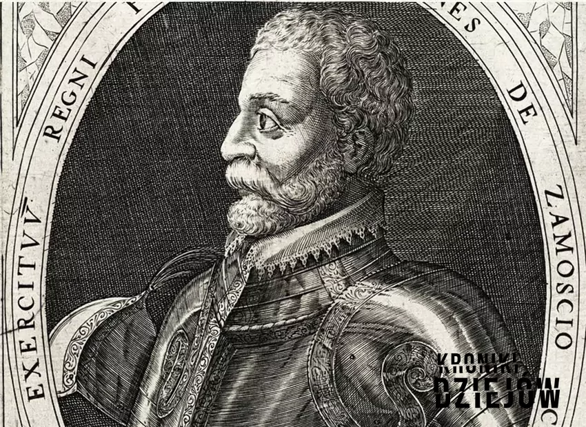 Portret Jana Zamoyskiego autorstwa Dominica Custosa z ok. 1600r. Kariera polityczna Zamoyskiego najbardziej rozwinęła się za panowania Stefana Batorego - fot. domena publiczna Jan Zamoyski, Wielki Hetman Koronny, a także jego życiorys, polityka oraz twórczość