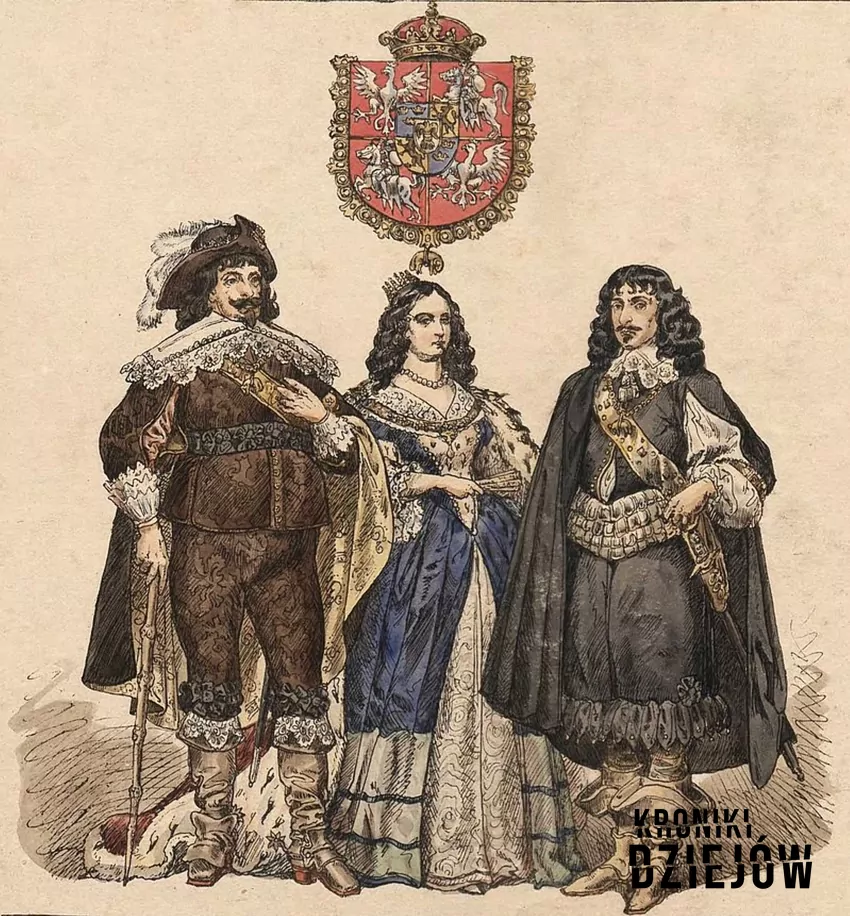 Władysław IV Waza, jego żona Ludwika Maria oraz brat Jan Kazimierz, autorstwa Jana Matejki - fot. domena publiczna Władysław IV Waza i jego panowanie w Polsce, czyli wojny, okoliczności śmierci, najważniejsze daty i wydarzenia