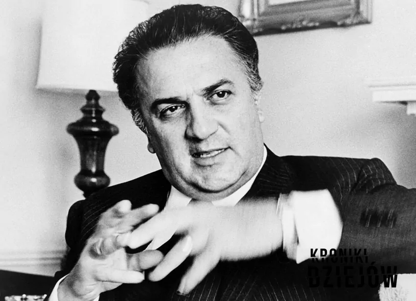 Federico Fellini (1920-1993) - fot. domena publiczna Giulietta Masina i Federico Fellini, czyli wielka miłość legend kina oraz ich historia, daty i wydarzenia