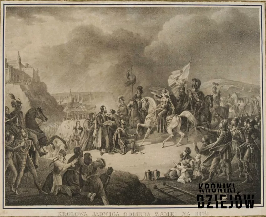 Królowa Jadwiga Andegaweńska na tronie Polski, a także jej życie prywatne, życiorys i śmierć