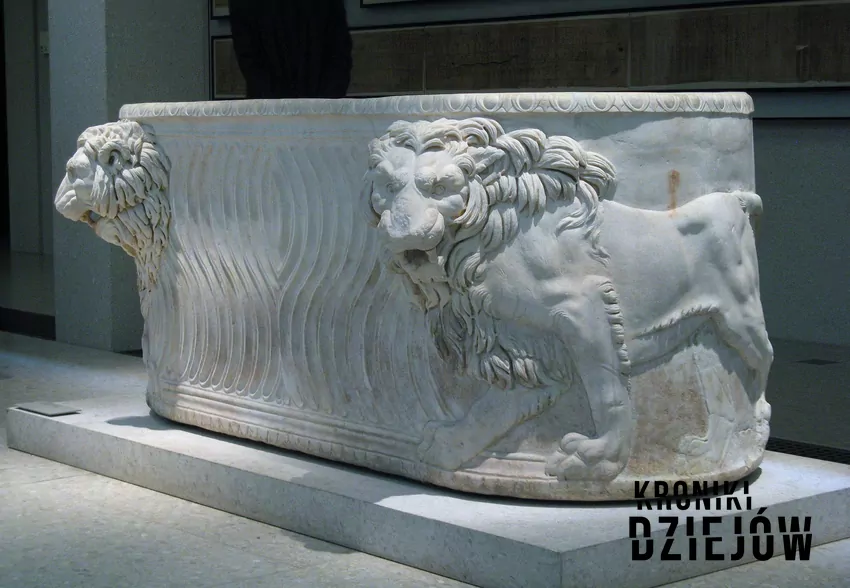 Rzymski sarkofag z kolekcji Göringa, obecnie przechowywany w Nowym Muzeum w Berlinie