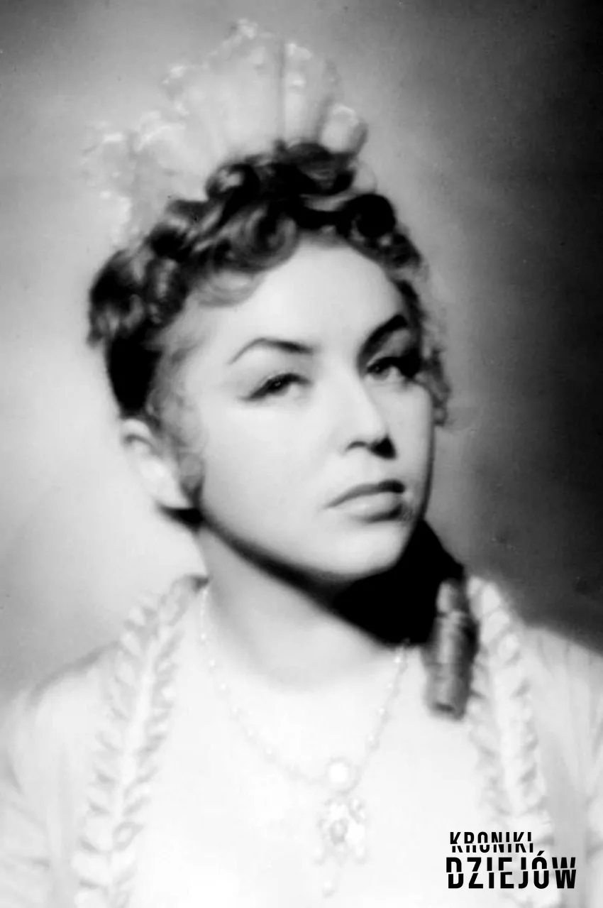 Kalina Jędrusik w roli - 1952 rok - fot. domena publiczna Kalina Jędrusik, największa gwiazda PRL i jej życie prywatne oraz rodzina, kariera w filmie i teatrze