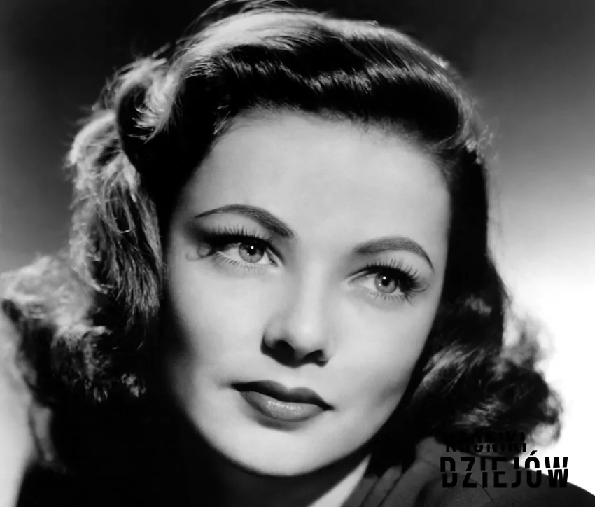 Piękna aktorka Hollywood Gene Tierney urodzona w 1940 roku oraz jej ciekawy życiorys, fot. domena publiczna Aktorka Gene Tierney na zdjęciu portretowym, a także jej życiorys i ciekawostki, fot. domena publiczna