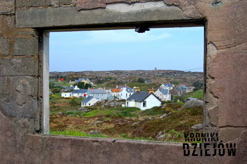 Widok na Kincasslagh w The Rosses Kincasslagh w The Rosses