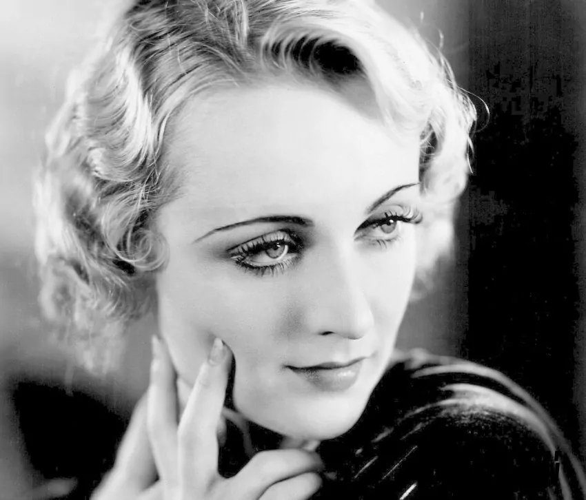 Carole Lombard na portrecie z lat 30., fot. domena publiczna Carole Lombard na portrecie z lat 30. oraz historia miłości jej i Clarka Gable'a