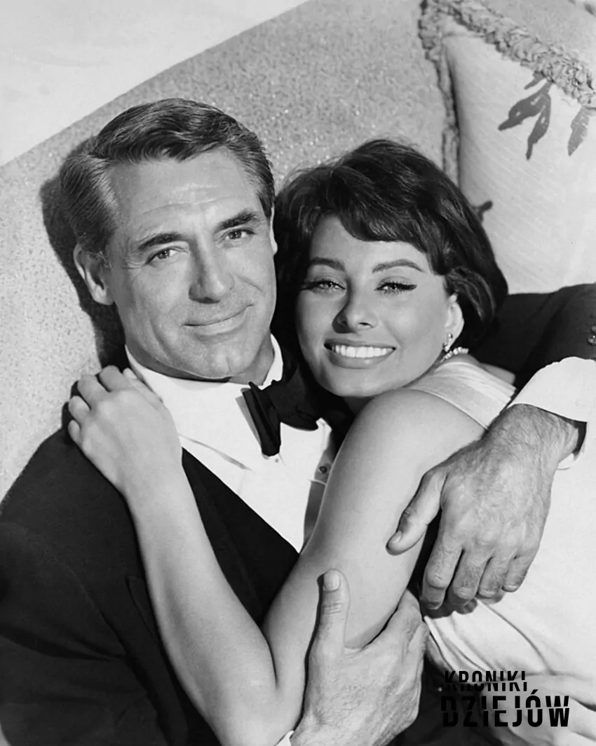 Sophia Loren i Cary Grant w filmie "Dom na łodzi" (1958)