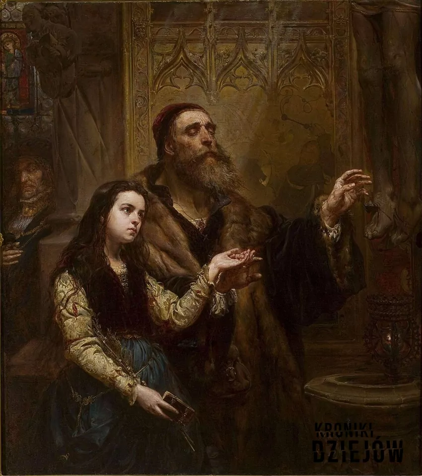 Wit Stwosz z wnuczką