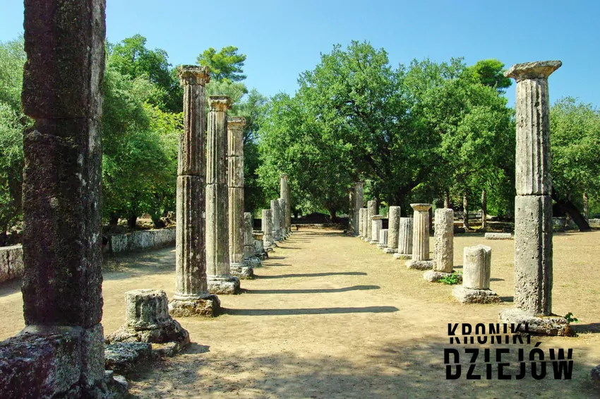 Ruiny starożytnej Olimpii