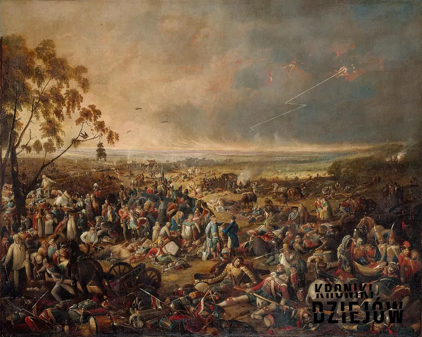 Poranek po bitwie pod Waterloo, obraz Johna Heaviside'a Clarka (1816)