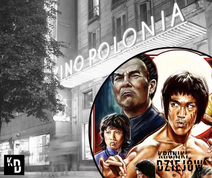 "Wejście smoka" to najpopularniejszy film lat 80., - fot. Narodowe Archiwum Cyforowe/plakat filmu Wejście smoka było najbardziej popularnym filmem