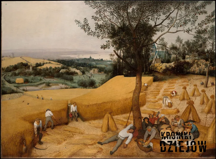 Żniwiarze, obraz Petera Brueghela Starszego z serii Pory Roku, fot. domena publiczna Żniwiarze, obraz Petera Brueghela Starszego z serii Pory Roku oraz życie chłopów pańszczyźnianych