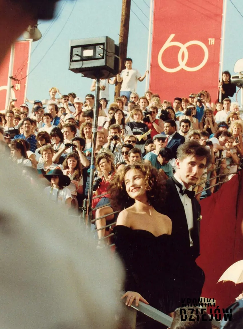 Jennifer Grey na Oscarach w 1988 roku
