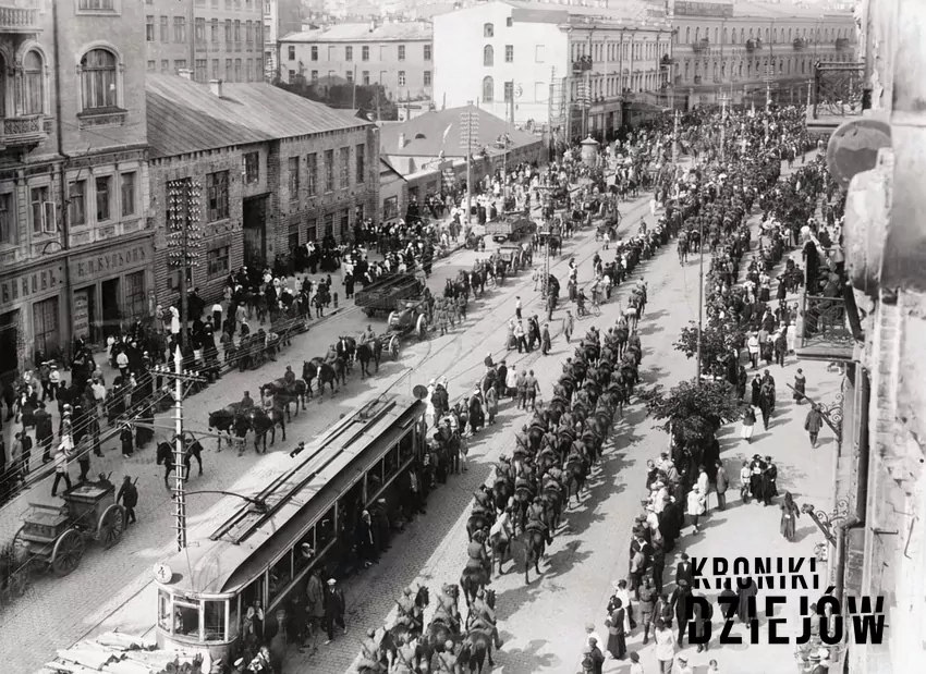 Polskie wojska pod wodzą Piłsudskiego w Kijowie, a także próby realizacji koncepcji federacyjnej Piłsudskiego