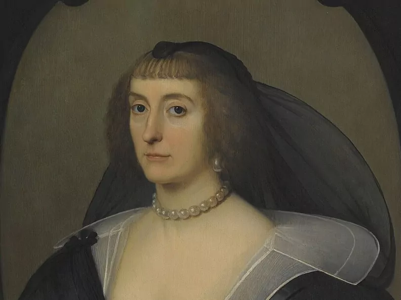 Portret Elżbiety w późniejszym okresie jej życia (warsztat Gerarda von Honthorsta, domena publiczna) Elżbieta jako wdowa