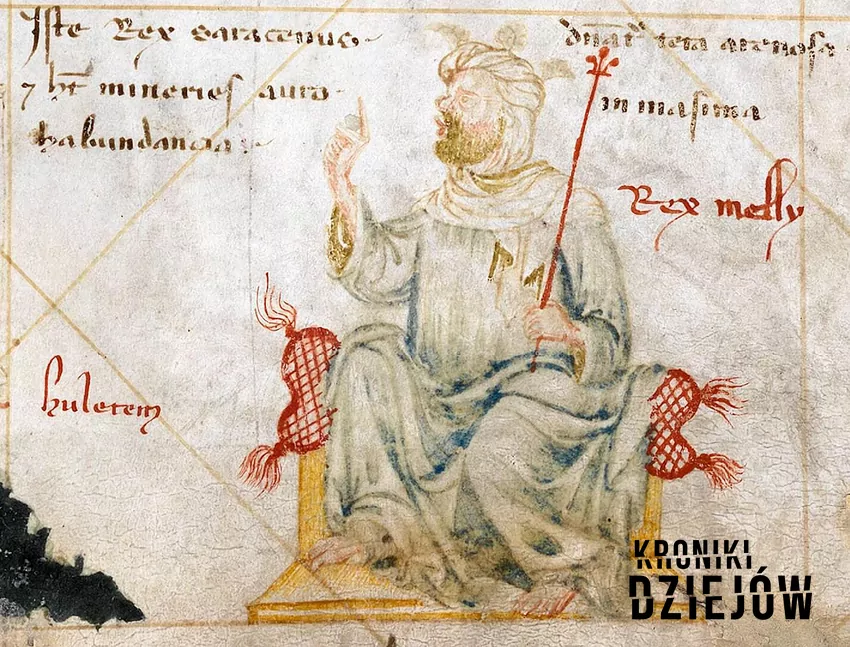 Mansa Musa na mapie Angelina Dulcerta (1339)
