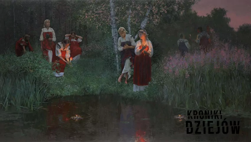 Wianki, obrząd w czasie Nocy Kupały