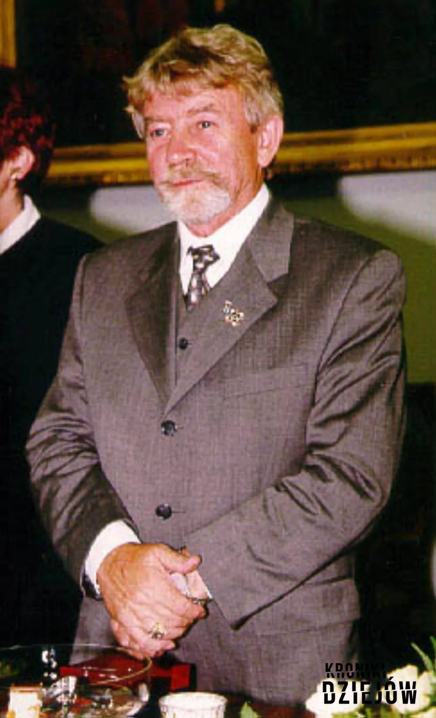 Ryszard Kukliński podczas wizyty w Polsce (1998)