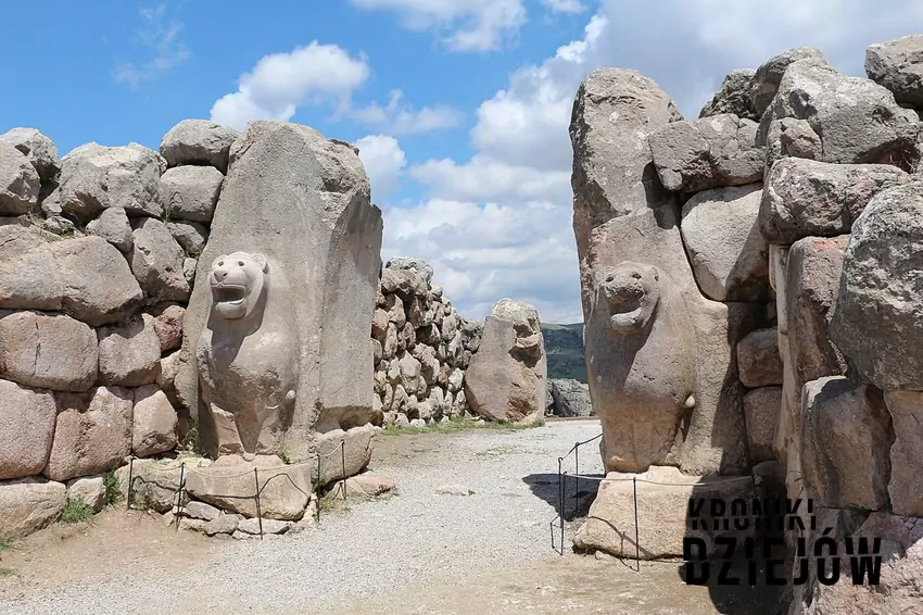 Brama lwów w Hettusa - fot. Bernard Gagnon licencja CC BY-SA 3.0 Imperium Hetytów, czyli starożytna cywilizacja i jej historia, odkrycie i najważniejsze informacje oraz rodzaje