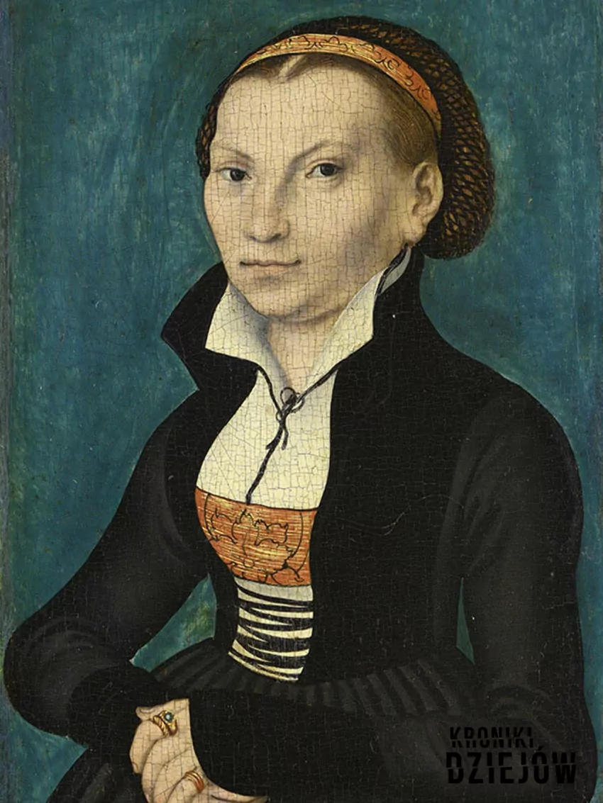Portret Katarzyny von Bora autorstwa Lucasa Cranacha starszego (1526)