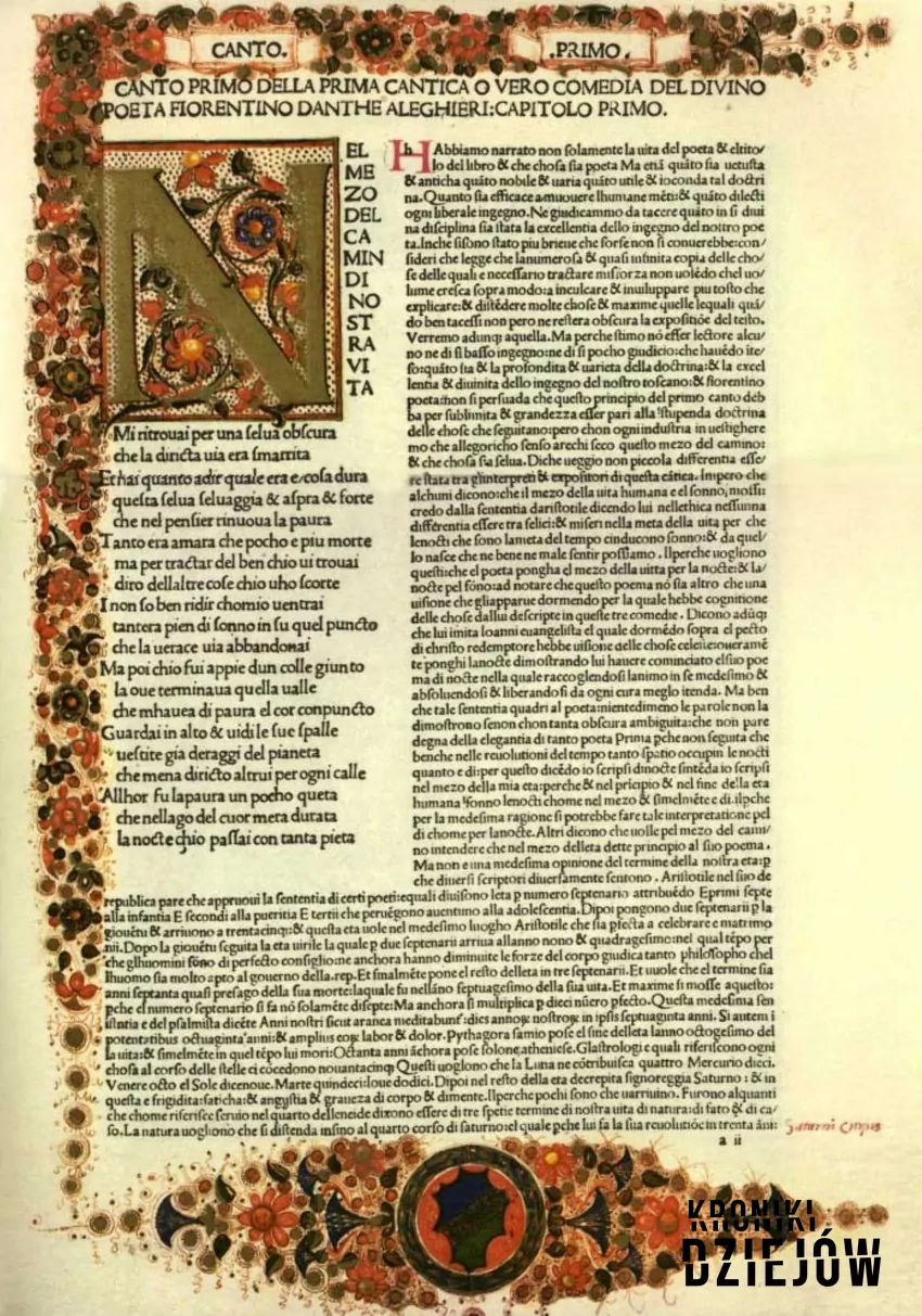 Dante Alighieri i jego życiorys krok po kroku, osiągnięcia, książki, wykształcenie, daty oraz dzieła