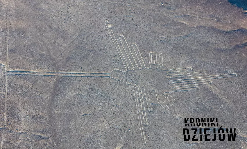 Rysunki na płaskowyżu Palpa i Nazca w Peru