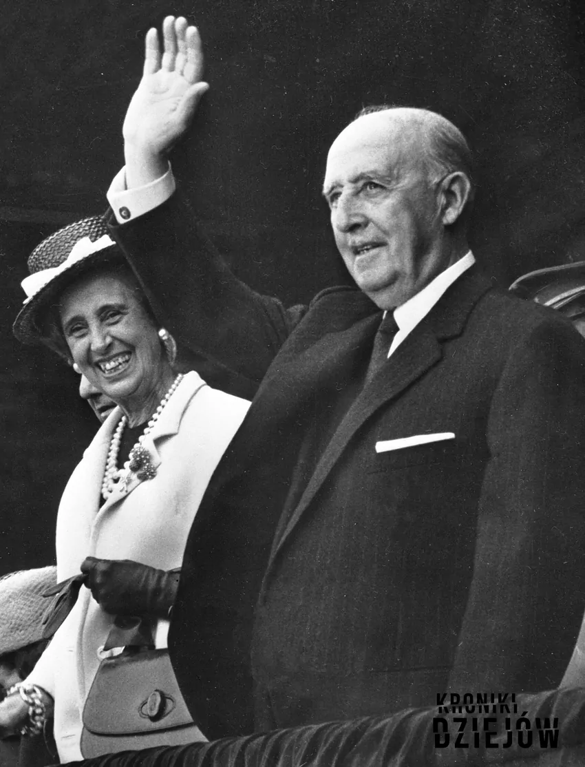 Francisco Franco z żoną Carmen (1968)
