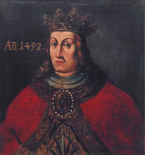 Król Polski Jan Olbracht w latach 1492–1501, portret wykonany około 1645 roku – fot. domena publiczna Jan Olbracht jako król Polski, Jan Olbracht w czerwonych szatach, I wojno polsko-turecka i najważniejsze daty, kto wygrał I wojnę polsko-turecką