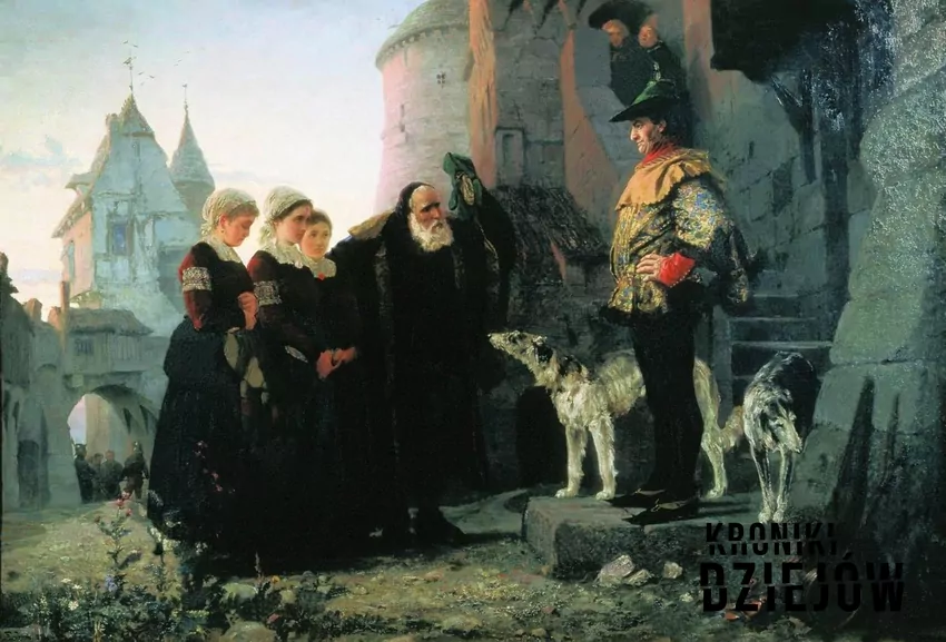 Wasilij Polenow, "Le droit du Seigneur" (1874), fot. domena publiczna/Wikipedia Wasilij Polenow, "Le droit du Seigneur" (1874)