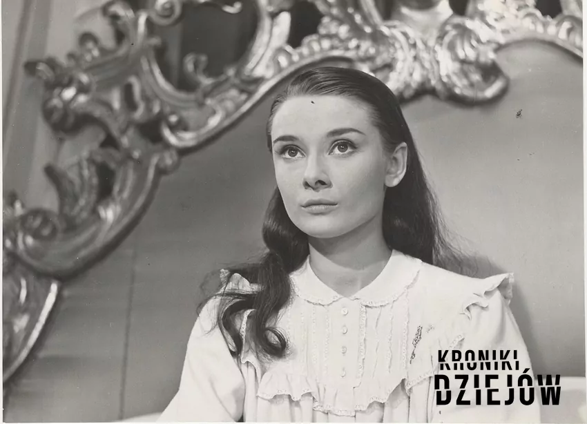 Audrey Hepburn jako księżniczka Anna, fot. domena publiczna Audrey Hepburn w "Rzymskich wakacjach"