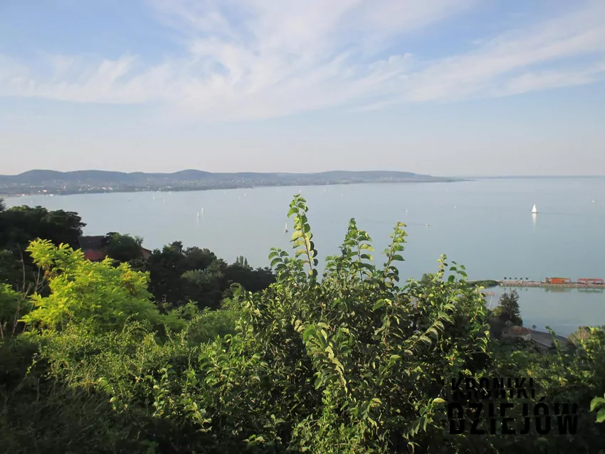 Widok na jezioro Balaton