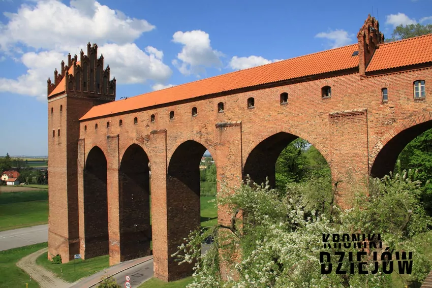 Gdanisko i ganek latrynowy na zamku w Kwidzynie