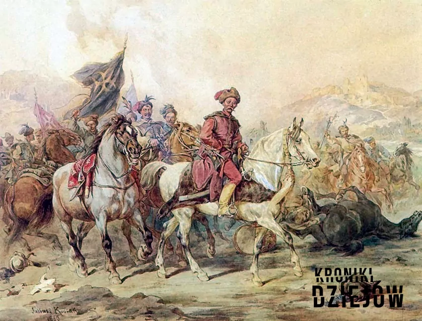 "Lisowczycy" – akwarela Juliusza Kossaka - fot. domena publiczna I odsiecz wiedeńska krok po kroku, czyli data, tło historyczne, najważniejsze wydarzenia, dowódcy, przebieg i wygrana