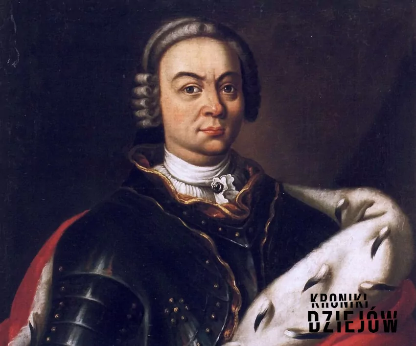 Portret Marcina Mikołaja Radziwiłła, autor: Ksawery Heski, fot. domena publiczna/Wikipedia Marcin Mikołaj Radziwiłł na obrazie