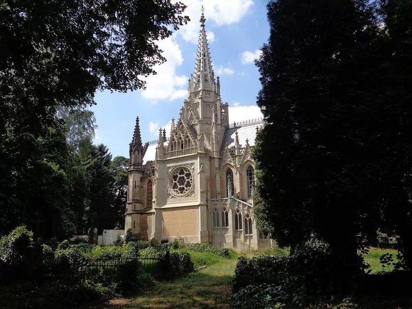 Kaplica rodziny Scheiblerów w Łodzi, fot. domena publiczna/Wikipedia Kaplica rodziny Scheiblerów w Łodzi