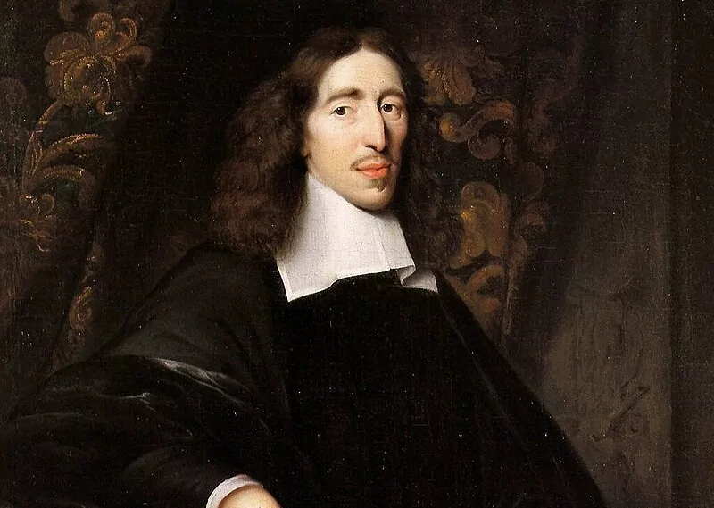 Johan de Witt pełnił funkcję Wielkiego Pensjonariusza Holandii, obraz Caspara Netschera, domena publiczna Portret Johana de Witta pędzla Caspara Netschera
