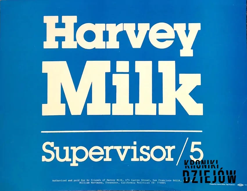 Plakat wyborczy Harveya Milka Harvey Milk