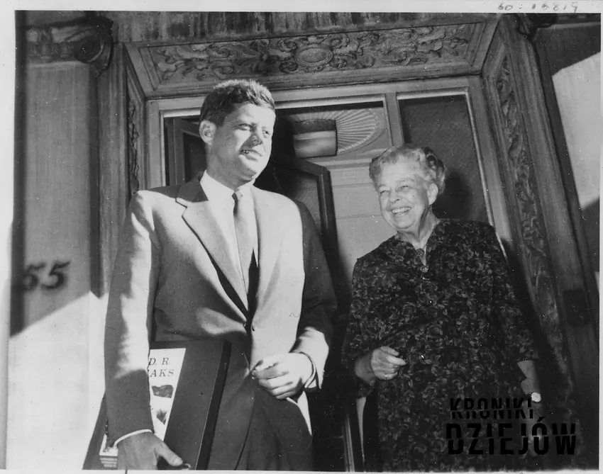 Eleanor wspierała kampanię JFK Roosevelt, JFK
