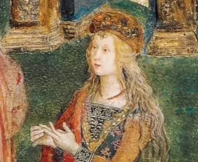 Portret Lukrecji Borgii jako św. Katarzyny Lukrecja Borgia jako Katarzyna