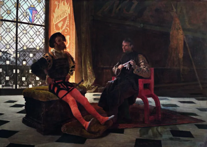 Cesare Borgia, wzór dla księcia Machiavellego, przez wieki był jednym z głównych podejrzanych. Cesare i Machiavelli