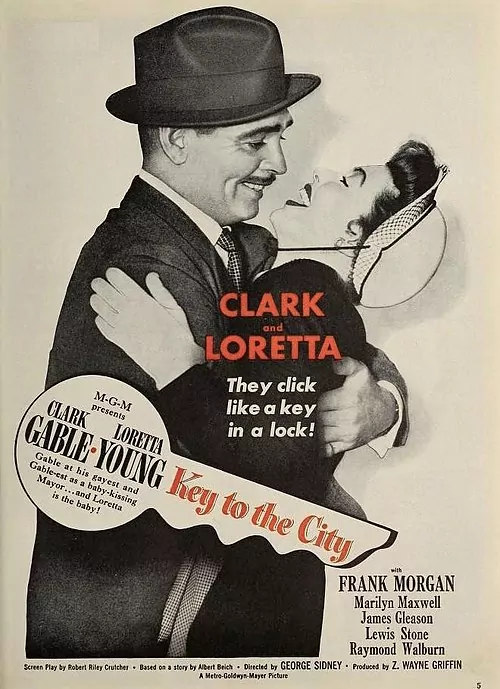 Clark i Loretta spotkali się ponownie na planie "Key to the City" Key to the City
