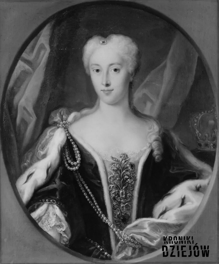 Portret Marii Klementyny Sobieskiej z 1719 roku Maria Klementyna Sobieska
