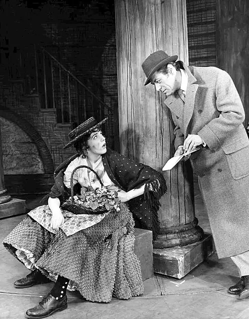 Julie Andrews i Rex Harrison na Broadwayu My Fair LadyBroadway