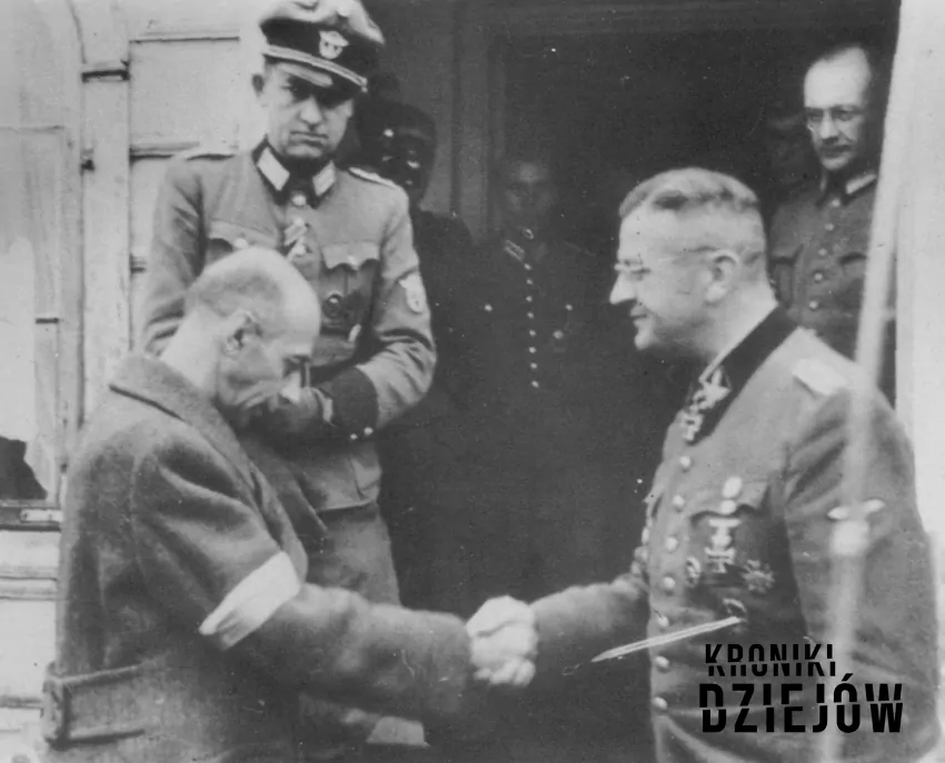 Spotkanie Bacha-Zelewskiego z Komendantem Głównym AK, generałem Tadeuszem Borem-Komorowskim w Ożarowie Mazowieckim (4 października 1944)