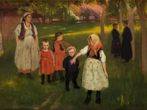 „Mali dorośli” na dawnej wsi. Kiedyś dzieci o nudzie mogły jedynie pomarzyć