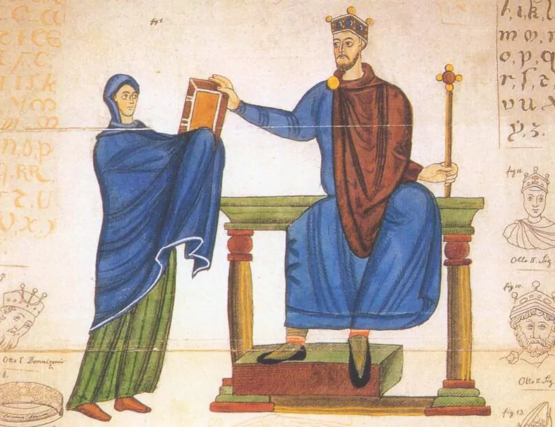 Mieszko i Matylda Szwabska