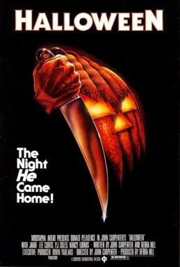 Plakat z filmu „Halloween” (1978), fot. domena publiczna Halloween oraz inne ciekawe i polecane filmy o seryjnych mordercach