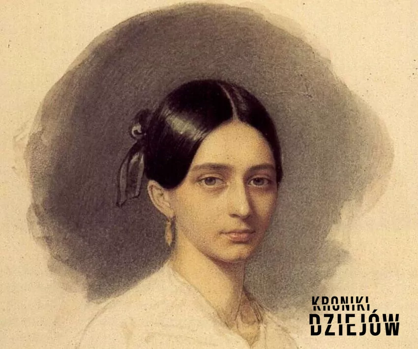 Clara Wieck (1840), ilustracja Johanna Heinricha Schramma, fot. domena publiczna/Wikipedia Clara Wieck (1840)