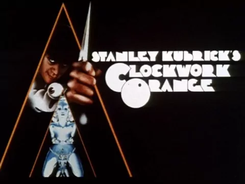 Malcolm McDowell na planie „Mechanicznej pomarańczy”